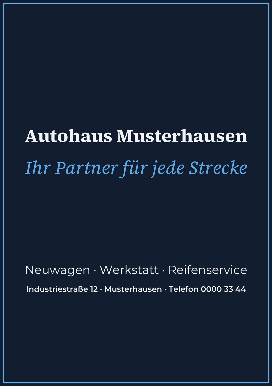Autohaus Musterhausen