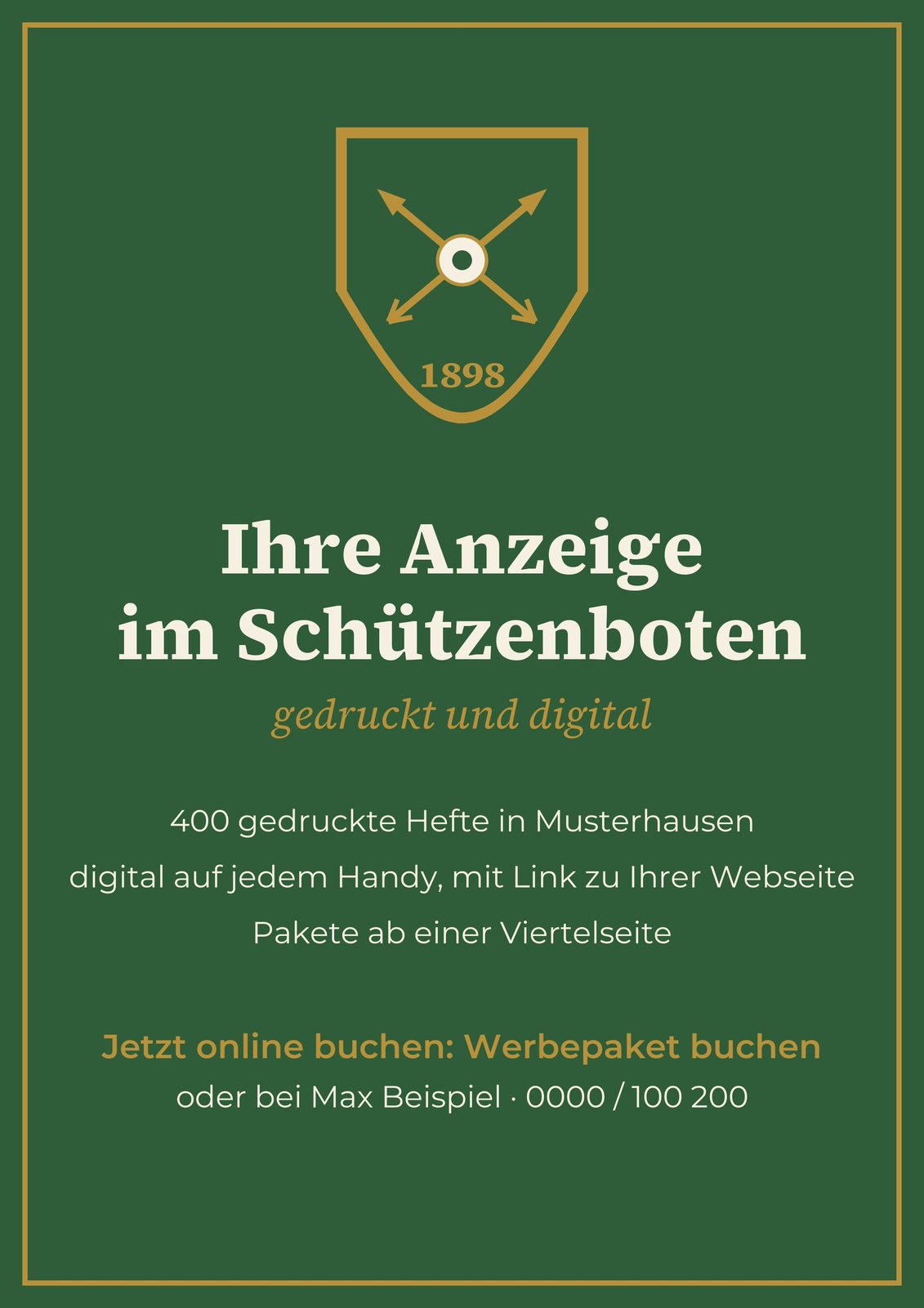 Ihre Anzeige im Schützenboten